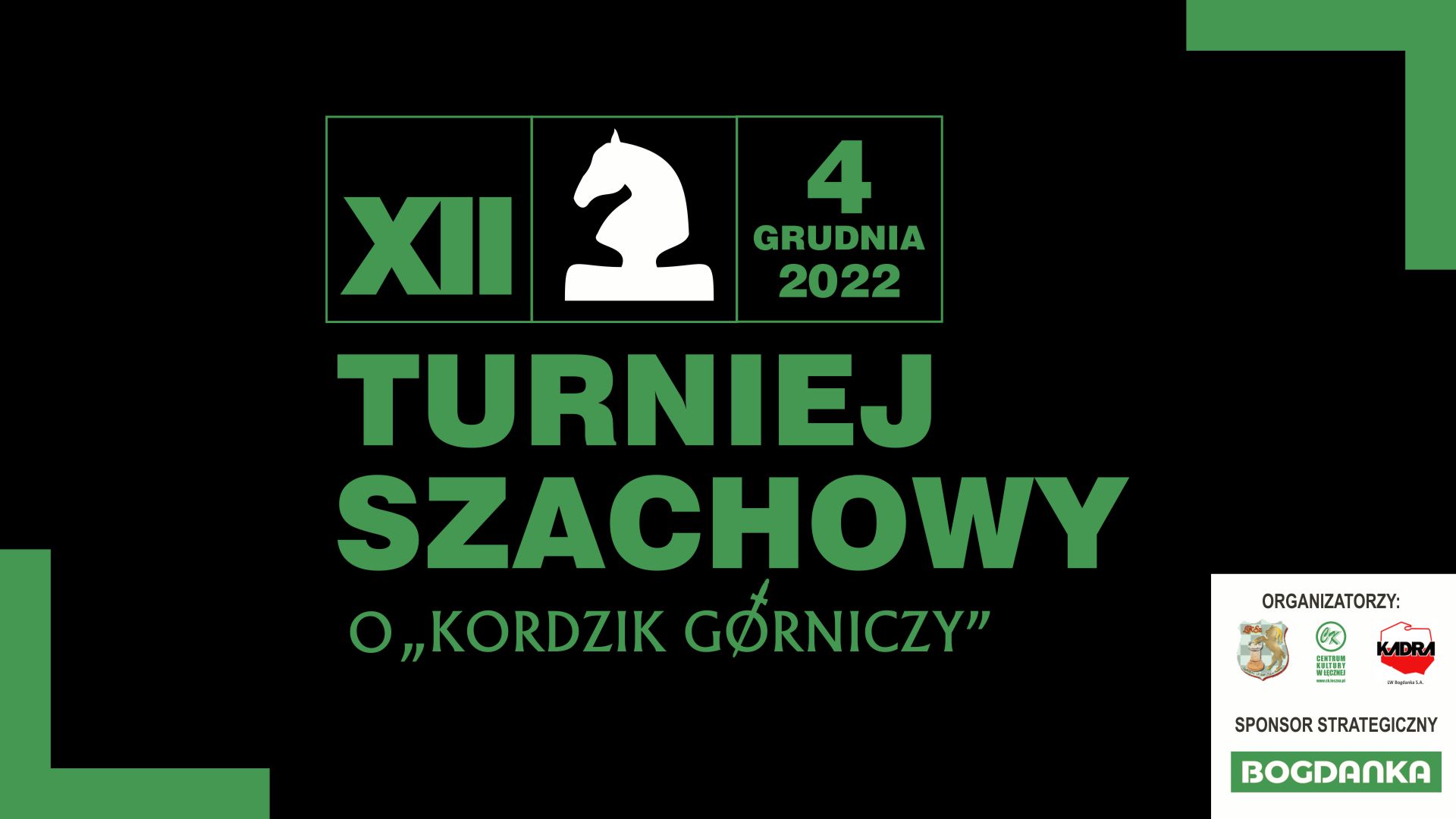 XII Turniej Szachowy o "Kordzik Górniczy" Łęczna 2022