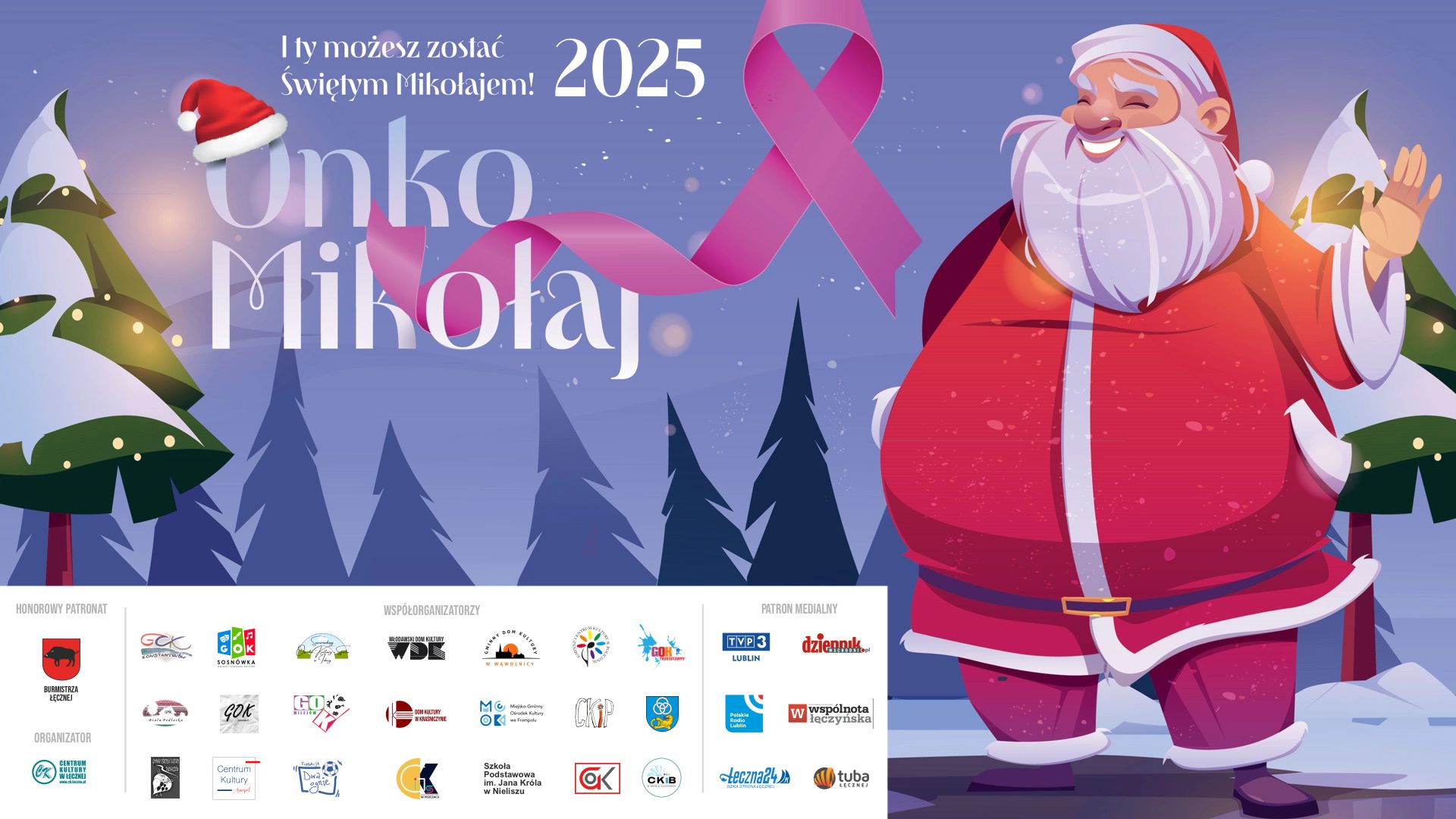 "Onko Mikołaj 2025" - I Ty możesz zostać św. Mikołajem "Onko Mikołaj 2025" - I Ty możesz zostać św. Mikołajem