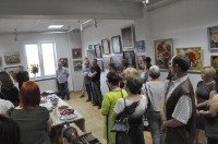 Wernisaż wystawy uczestniów zajęć malarskich w Centrum Kultury