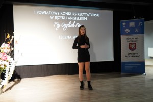 I Powiatowy Konkurs Recytatorski w Języku Angielskim My English Poem