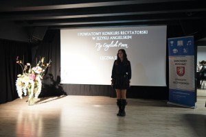 I Powiatowy Konkurs Recytatorski w Języku Angielskim My English Poem