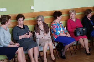 Sala widowiskowa Centrum Kultury w Łęcznej - spotkanie wielkanocne LUTW filia w Łęcznej