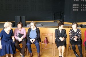 Sala widowiskowa Centrum Kultury w Łęcznej - spotkanie wielkanocne LUTW filia w Łęcznej
