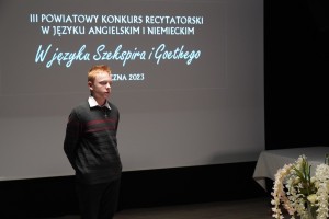III POWIATOWY KONKURS RECYTATORSKIZ JĘZYKA ANGIELSKIEGO I NIEMIECKIEGO