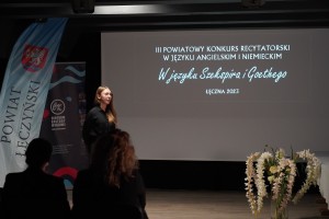III POWIATOWY KONKURS RECYTATORSKIZ JĘZYKA ANGIELSKIEGO I NIEMIECKIEGO