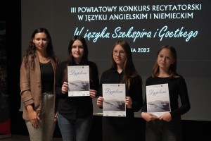 III POWIATOWY KONKURS RECYTATORSKIZ JĘZYKA ANGIELSKIEGO I NIEMIECKIEGO
