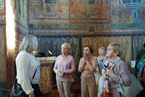 Wycieczka studentów Lubelskiego Uniwersytetu Trzeciego Wieku Filia w Łęcznej do Muzeum Narodowego w Lublinie