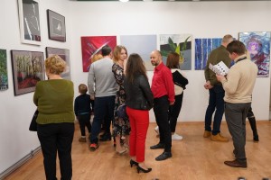 Wystawa zbiorowa twórczości Łęczyńskie Stowarzyszenie Twórców Kultury i Sztuki PLAMA