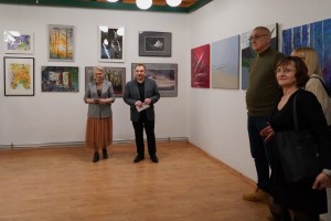 Wystawa zbiorowa twórczości Łęczyńskie Stowarzyszenie Twórców Kultury i Sztuki PLAMA