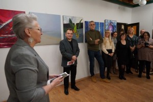 Wystawa zbiorowa twórczości Łęczyńskie Stowarzyszenie Twórców Kultury i Sztuki PLAMA
