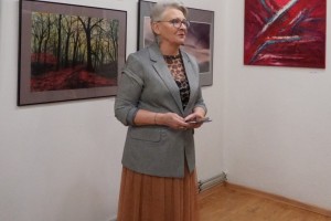 Wystawa zbiorowa twórczości Łęczyńskie Stowarzyszenie Twórców Kultury i Sztuki PLAMA