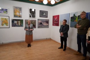 Wystawa zbiorowa twórczości Łęczyńskie Stowarzyszenie Twórców Kultury i Sztuki PLAMA