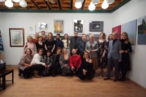 Wystawa zbiorowa twórczości Łęczyńskie Stowarzyszenie Twórców Kultury i Sztuki PLAMA