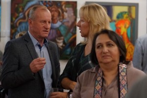 Wystawa zbiorowa twórczości Łęczyńskie Stowarzyszenie Twórców Kultury i Sztuki PLAMA