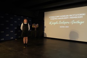 V POWIATOWY KONKURS RECYTATORSKI Z JĘZYKA ANGIELSKIEGO I NIEMIECKIEGO