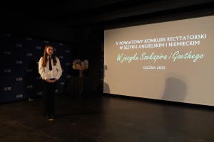 V POWIATOWY KONKURS RECYTATORSKI Z JĘZYKA ANGIELSKIEGO I NIEMIECKIEGO