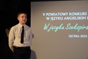 V POWIATOWY KONKURS RECYTATORSKI Z JĘZYKA ANGIELSKIEGO I NIEMIECKIEGO