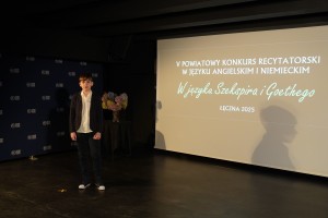 V POWIATOWY KONKURS RECYTATORSKI Z JĘZYKA ANGIELSKIEGO I NIEMIECKIEGO