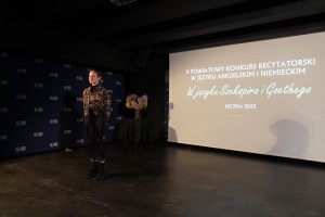 V POWIATOWY KONKURS RECYTATORSKI Z JĘZYKA ANGIELSKIEGO I NIEMIECKIEGO