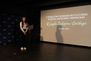 V POWIATOWY KONKURS RECYTATORSKI Z JĘZYKA ANGIELSKIEGO I NIEMIECKIEGO