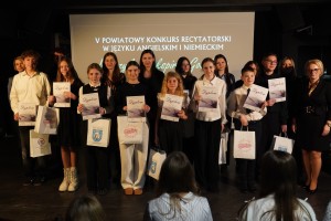 V POWIATOWY KONKURS RECYTATORSKI Z JĘZYKA ANGIELSKIEGO I NIEMIECKIEGO