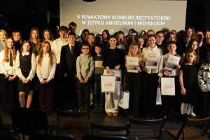 V POWIATOWY KONKURS RECYTATORSKI Z JĘZYKA ANGIELSKIEGO I NIEMIECKIEGO